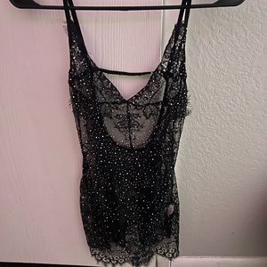 Beautiful sparkley black dress… never worn before